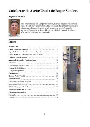 Calefactor de Aceite Usado de Roger Sanders